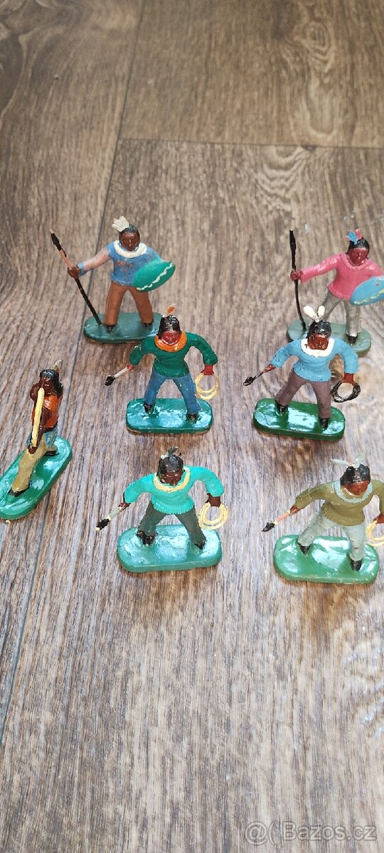 Indiáni figurky 2 z NDR - 5