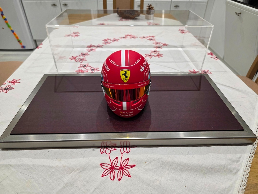 Luxusní vitríny 1:12 2x dřevo + akryl - 5