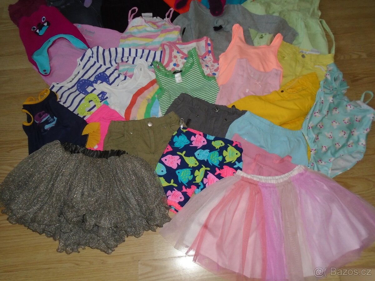 balík oblečení vel. 98 až 104 na holku - 5