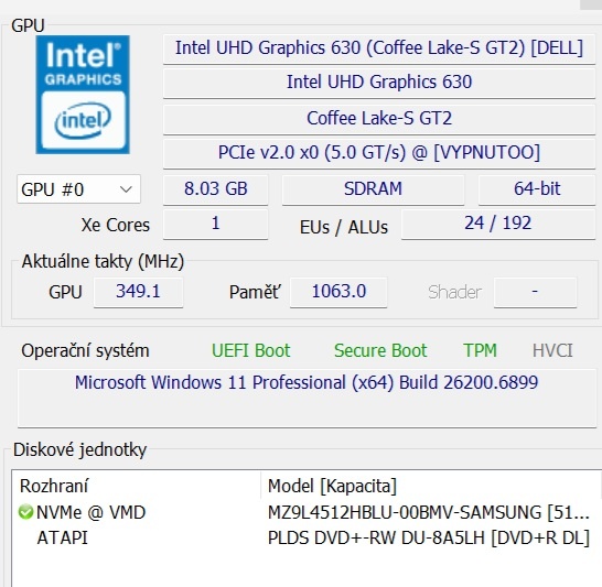 Dell 5060 MT, I5-8600,8-16GB RAM DDR4,512 GB SSD M2, Win11 - 5