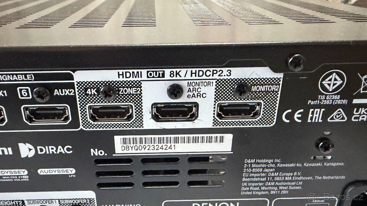 Denon AVC-X3800H Black - 5