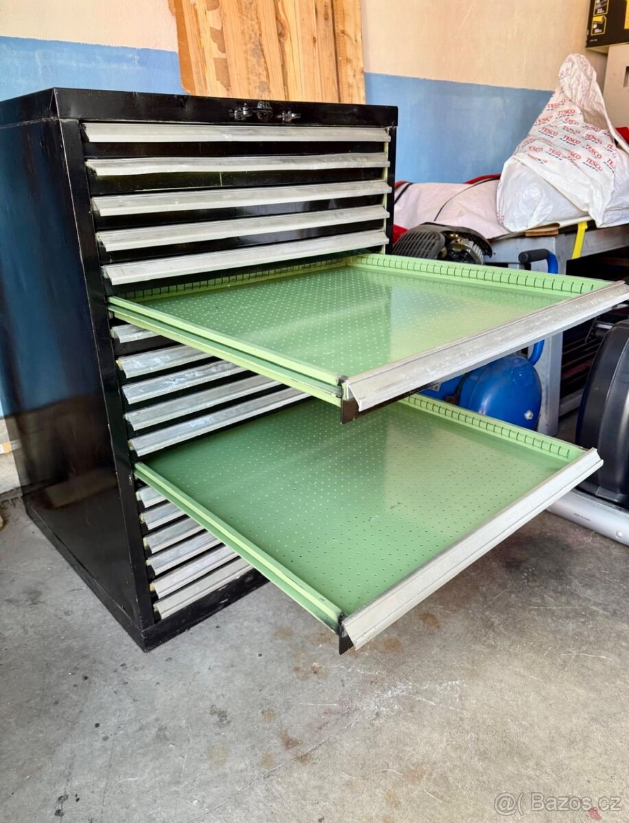 Celokovová dílenská skříňka - 5