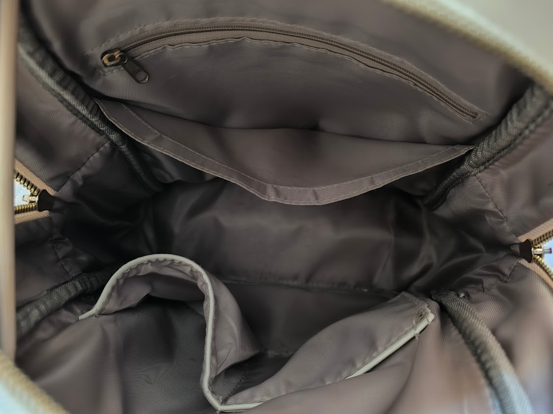 Dámský městský béžový batoh - 5