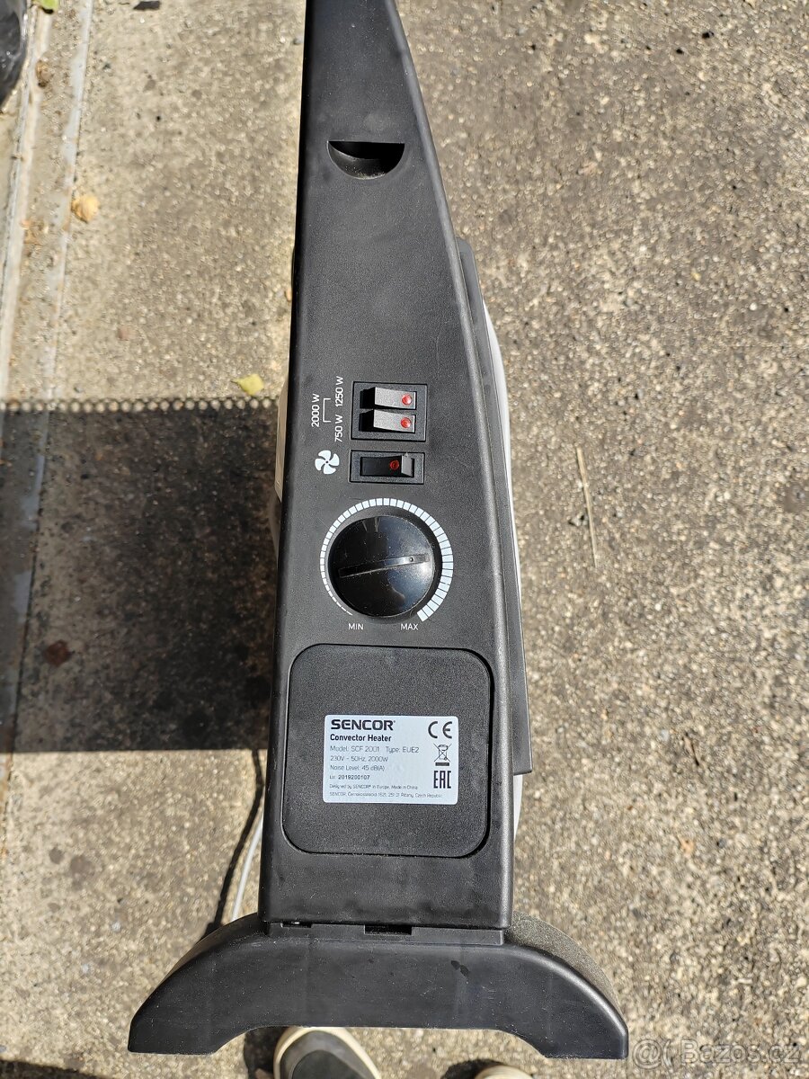 SENCOR SCF 2001 EUE2 - topení - přímotop - 5