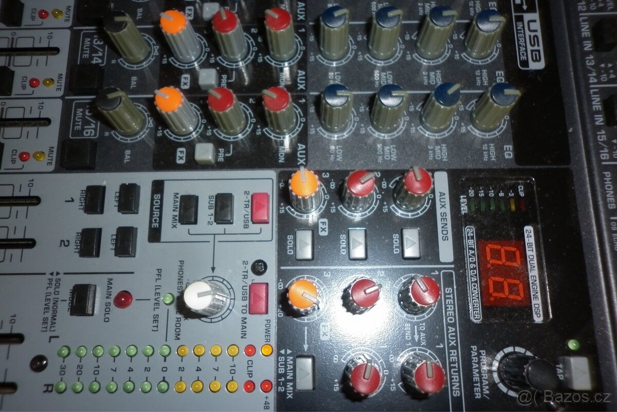 Prodám mixážní pult Behringer Xenyx X2222USB - 5