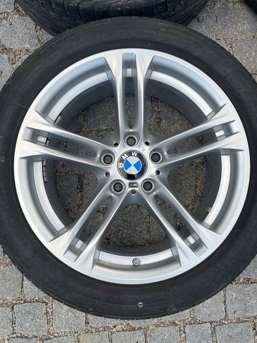 Prodám originál letní sadu alu kol 18" na BMW Styling 613M - 5