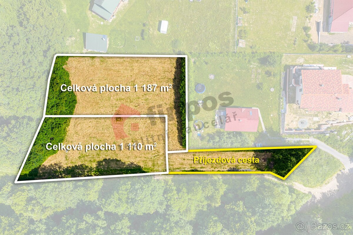 Prodej stavebního pozemku 2 748 m2 , v Libži, okr. Benešov - 5