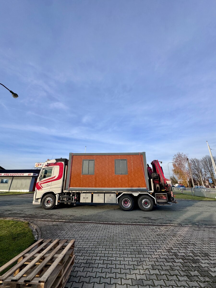 STAVEBNÍ KONTEJNER / UNIMOBUŇKA 6 × 3 m – dřevěný, antracit - 5