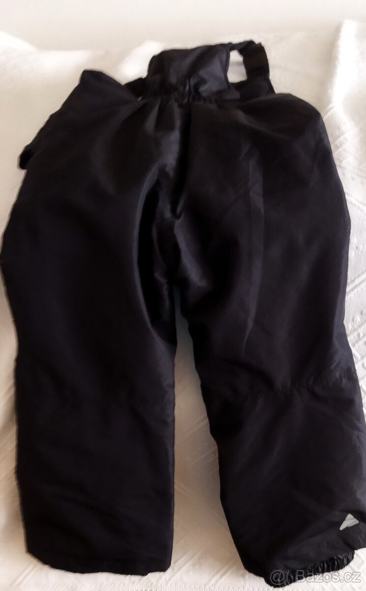 Dětské zateplené kalhoty s laclem vel. 110 a 116 - 5