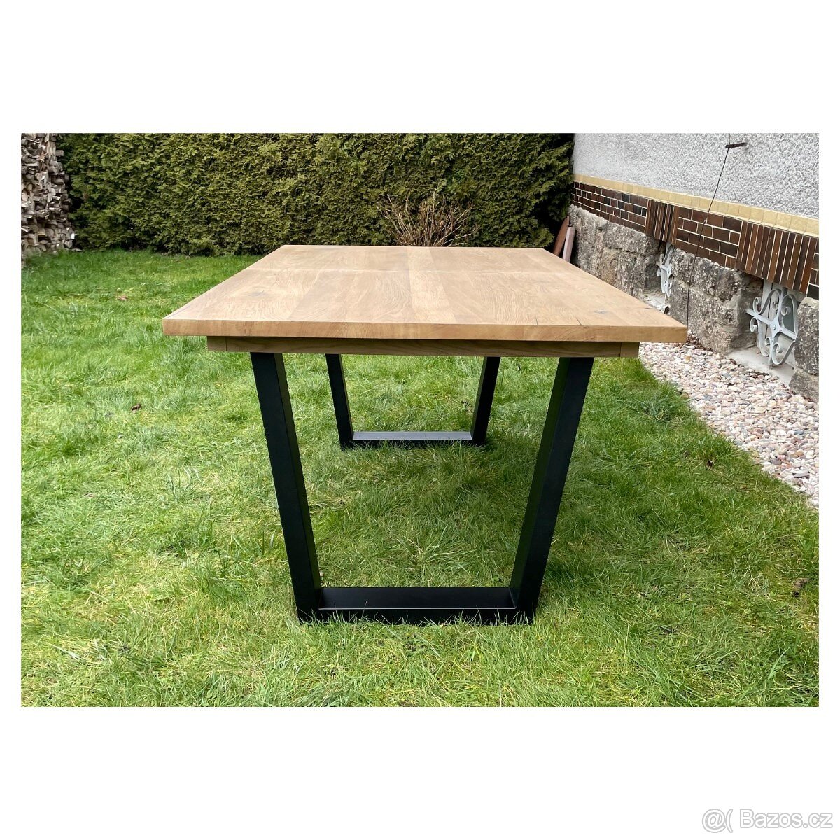 Masivní rozkládací jídelní stůl - Livingstone 160 cm - 5