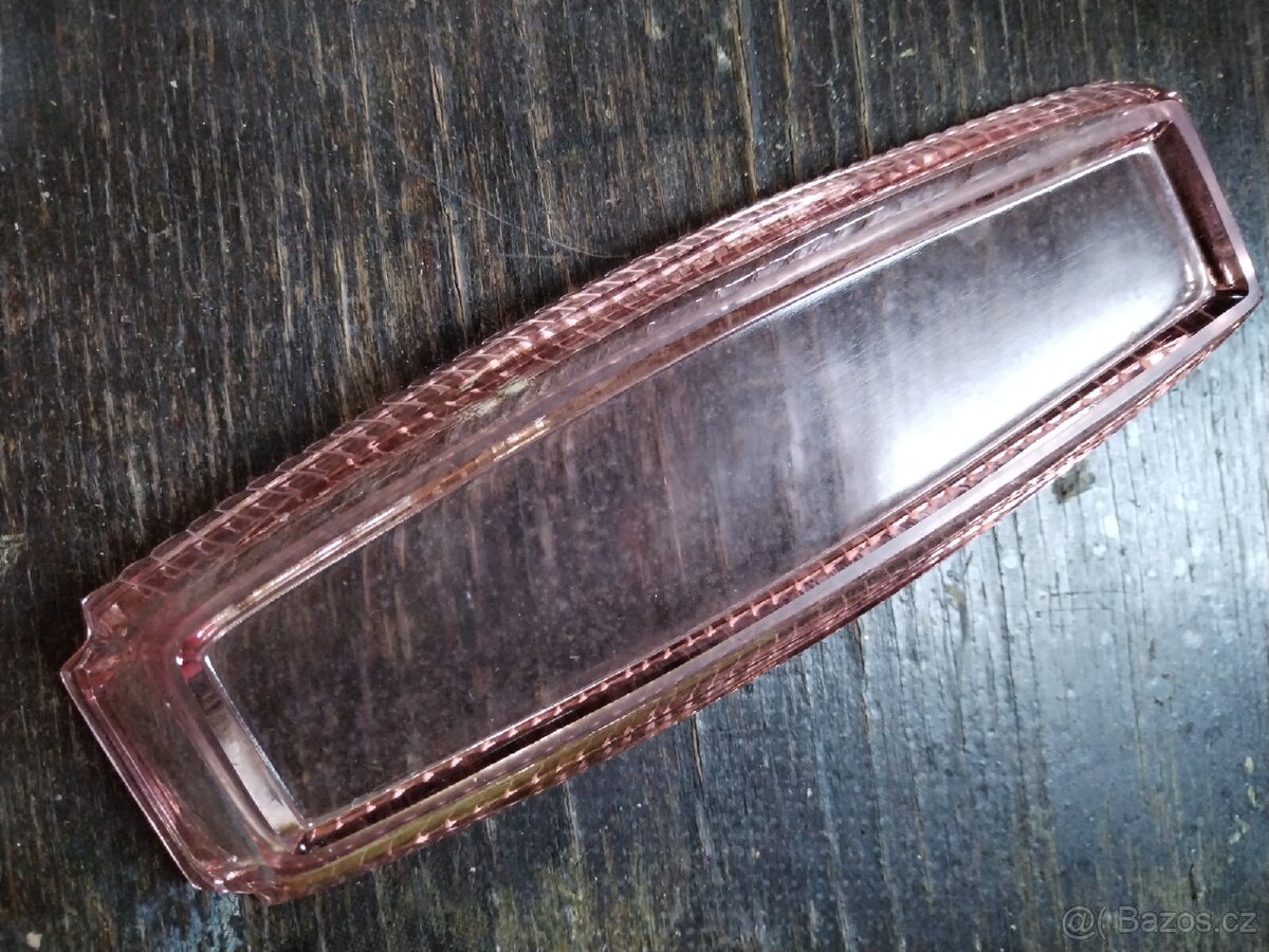 Dvě skleněné misky antik - 5