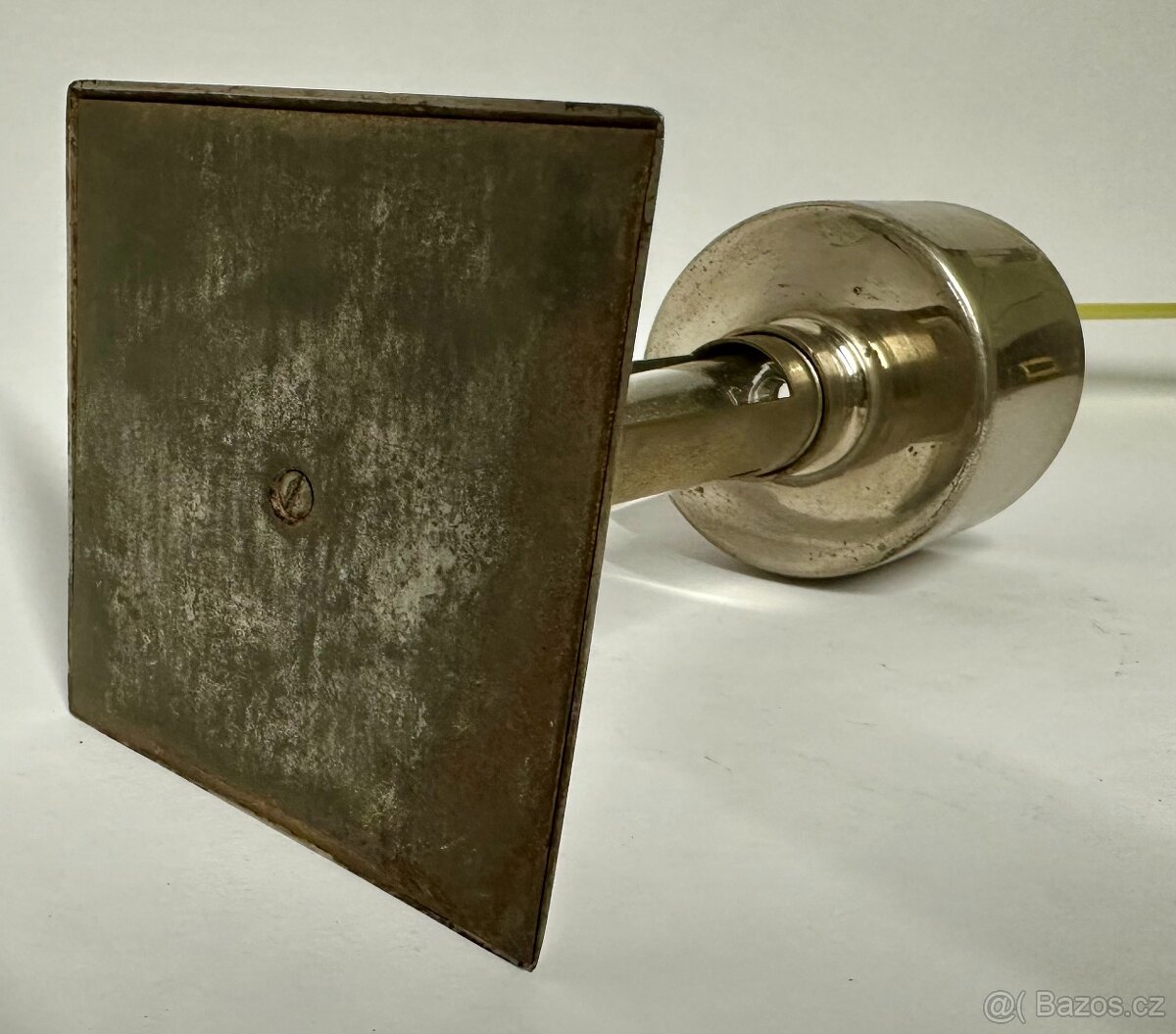 Alpaka starožitný snad pohárek s LOGEM - 5