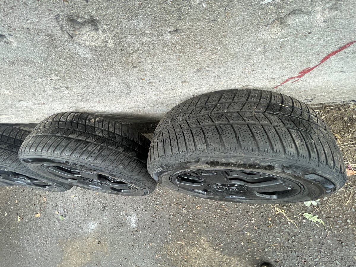 Dvoudílná Alu A6 Allroad 7,5Jx17 zimní komplet - 5