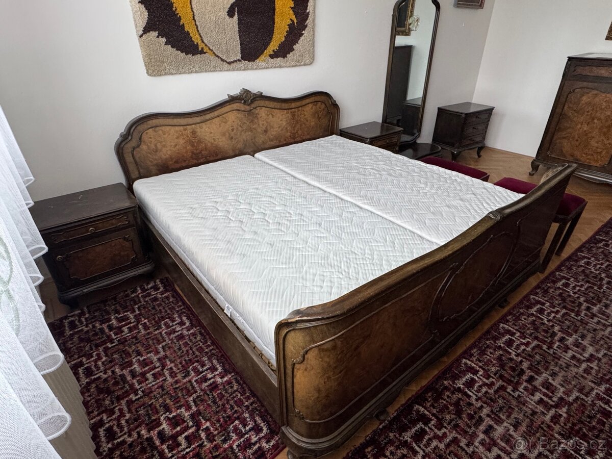 Prvorepubliková ložnice, 30.léta - kompletní set - 5