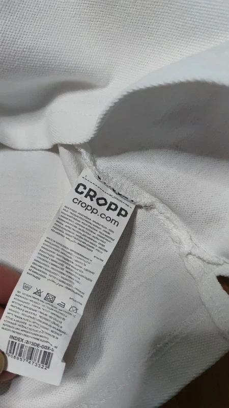 Bílé pólo triko Cropp Regular vel. S - 5