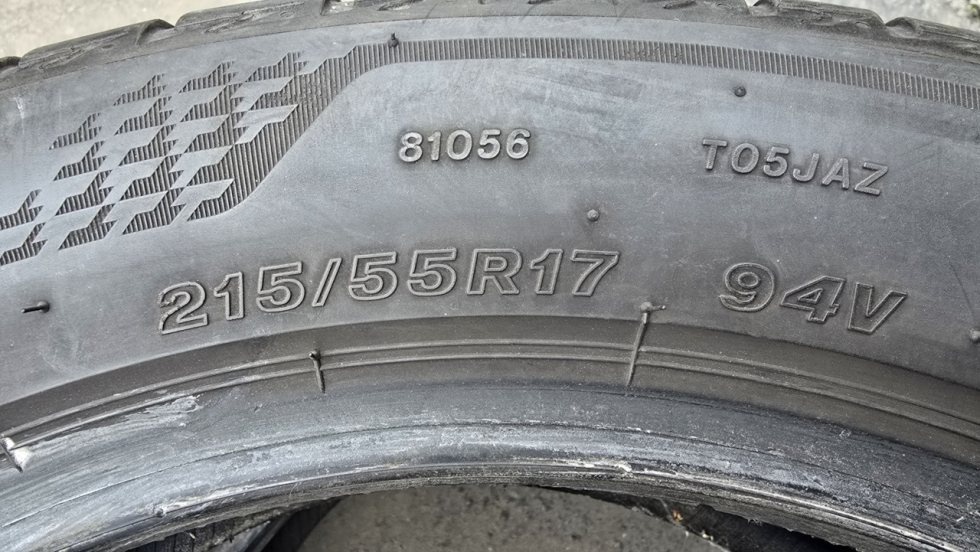 Letní pneumatika 215/55/17 Bridgestone - 5