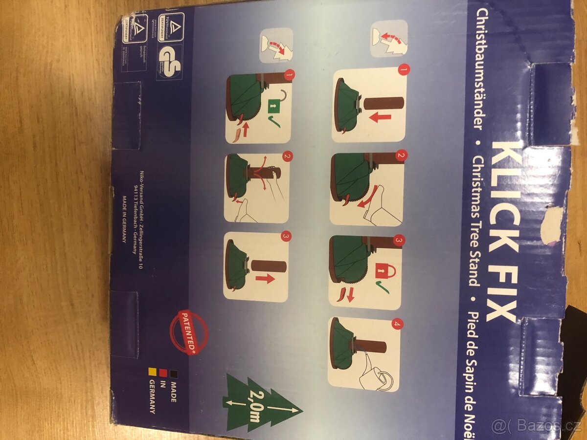 Stojan na vanočni stromeček Klick fix - 5