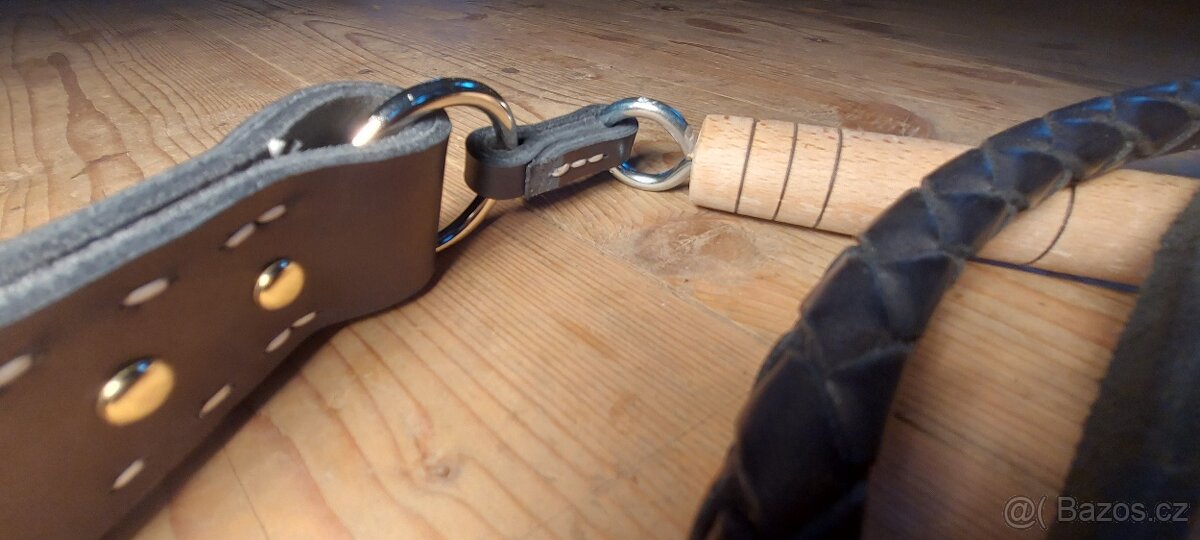 Černý pastevecký bič 250 cm - 5