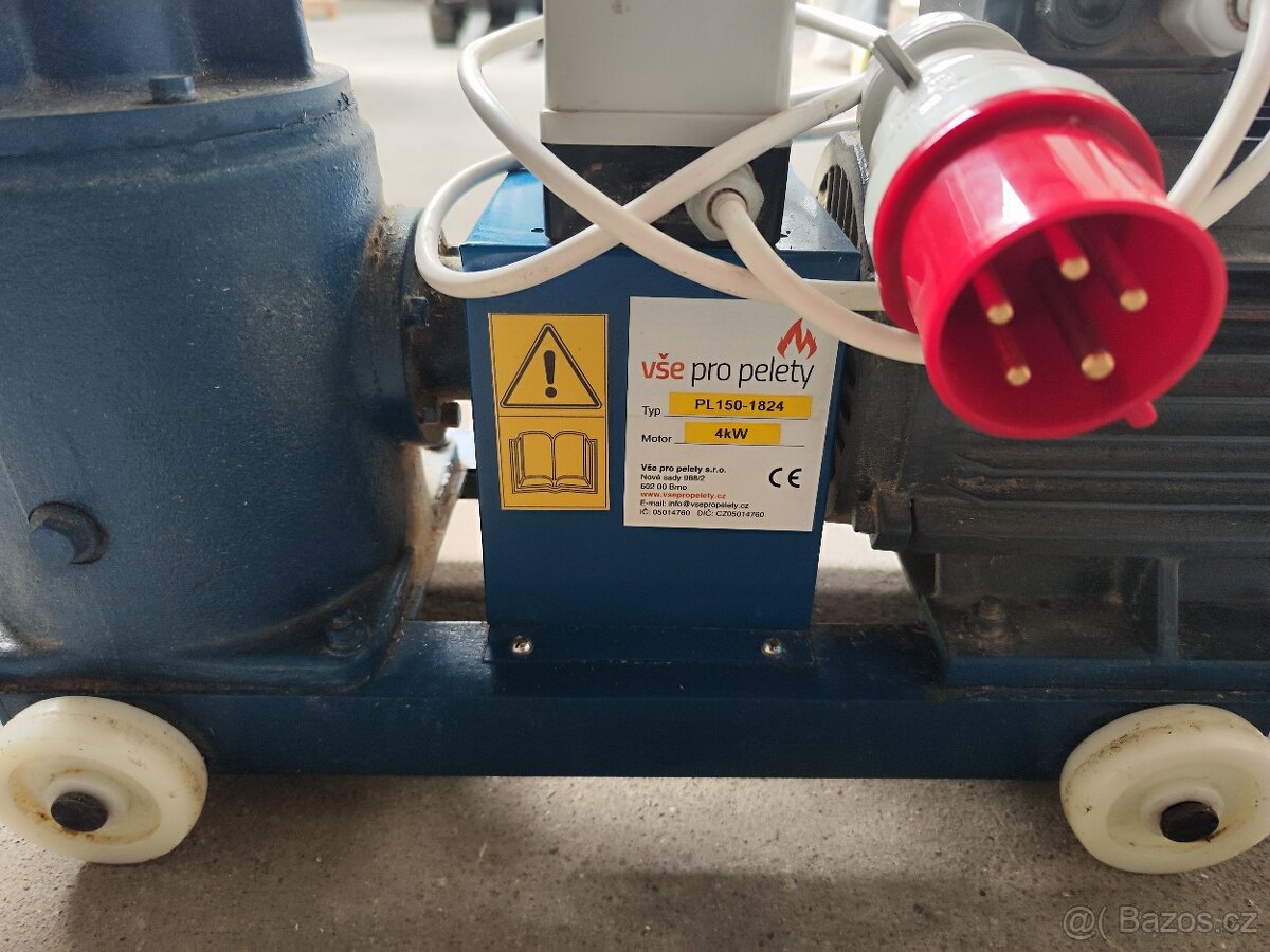 Peletovací lis, granulovač typ PL150 4 kW, zesílené válce - 5