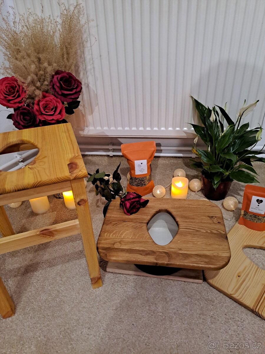 Sedátko/židlička pro ženskou bylinnou napářku - 5