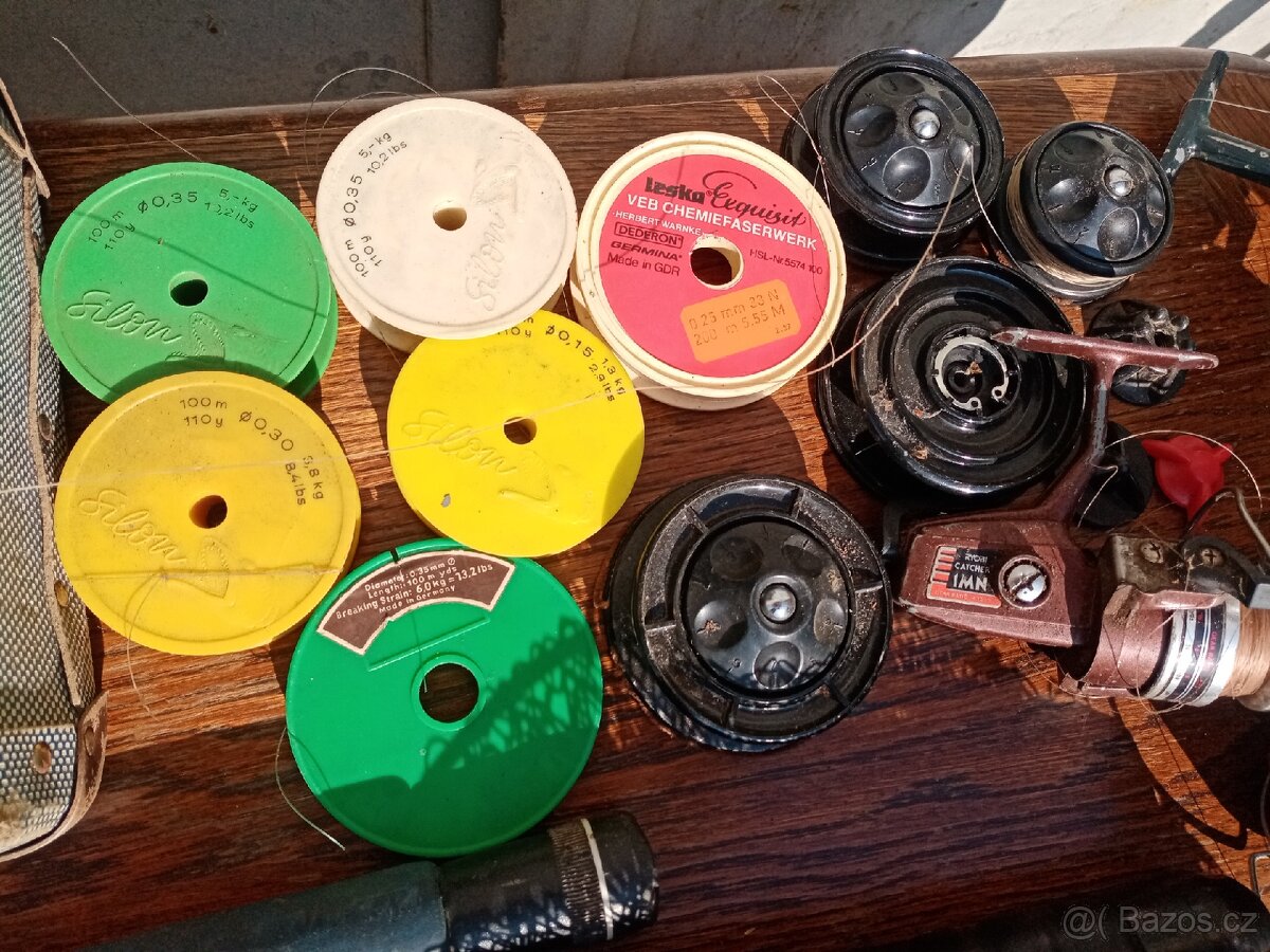 Rybářské pruty a vybavení - retro - 5