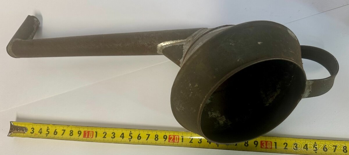 Set sbírka 4ks starý trychtýř lejka nálevka PRO SBĚRATELE - 5