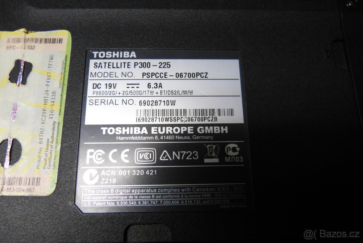 Toshiba P300-225 - 5