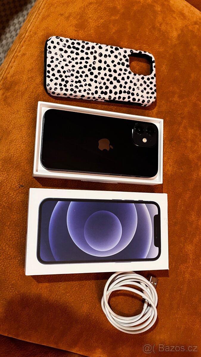 Prodám tmavě modrý iPhone 12mini 128GB - top stav - 5