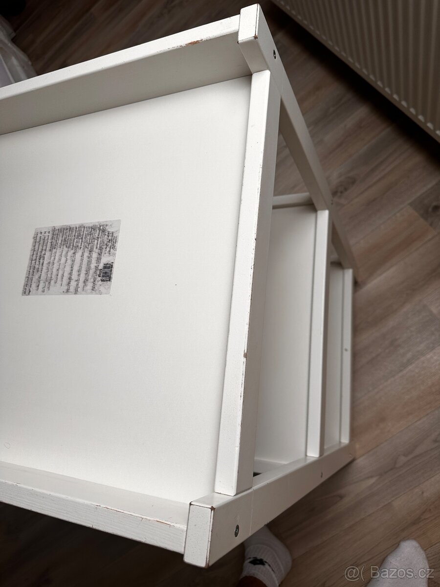 Dětský přebalovací pult, bílý - 5