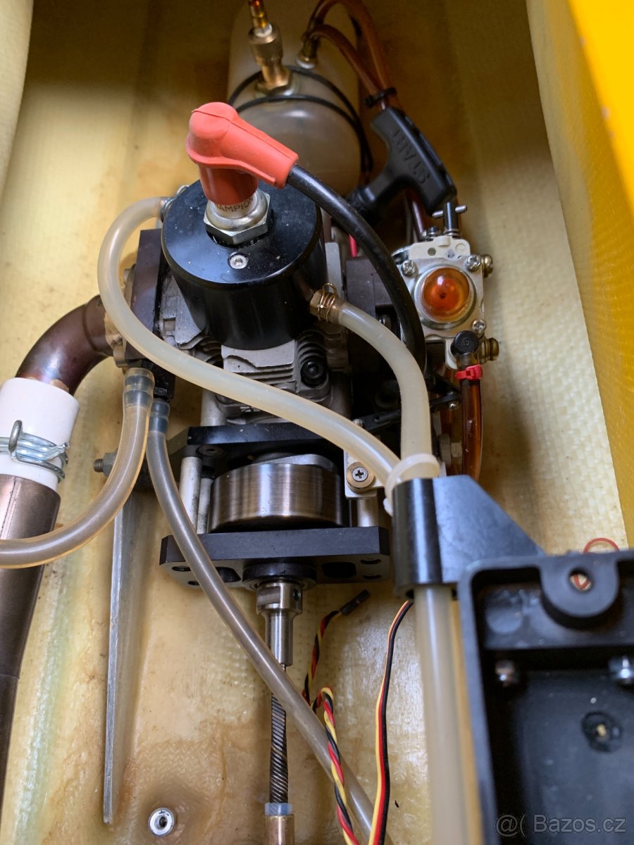 benzinový vodní RC Scooter - 5