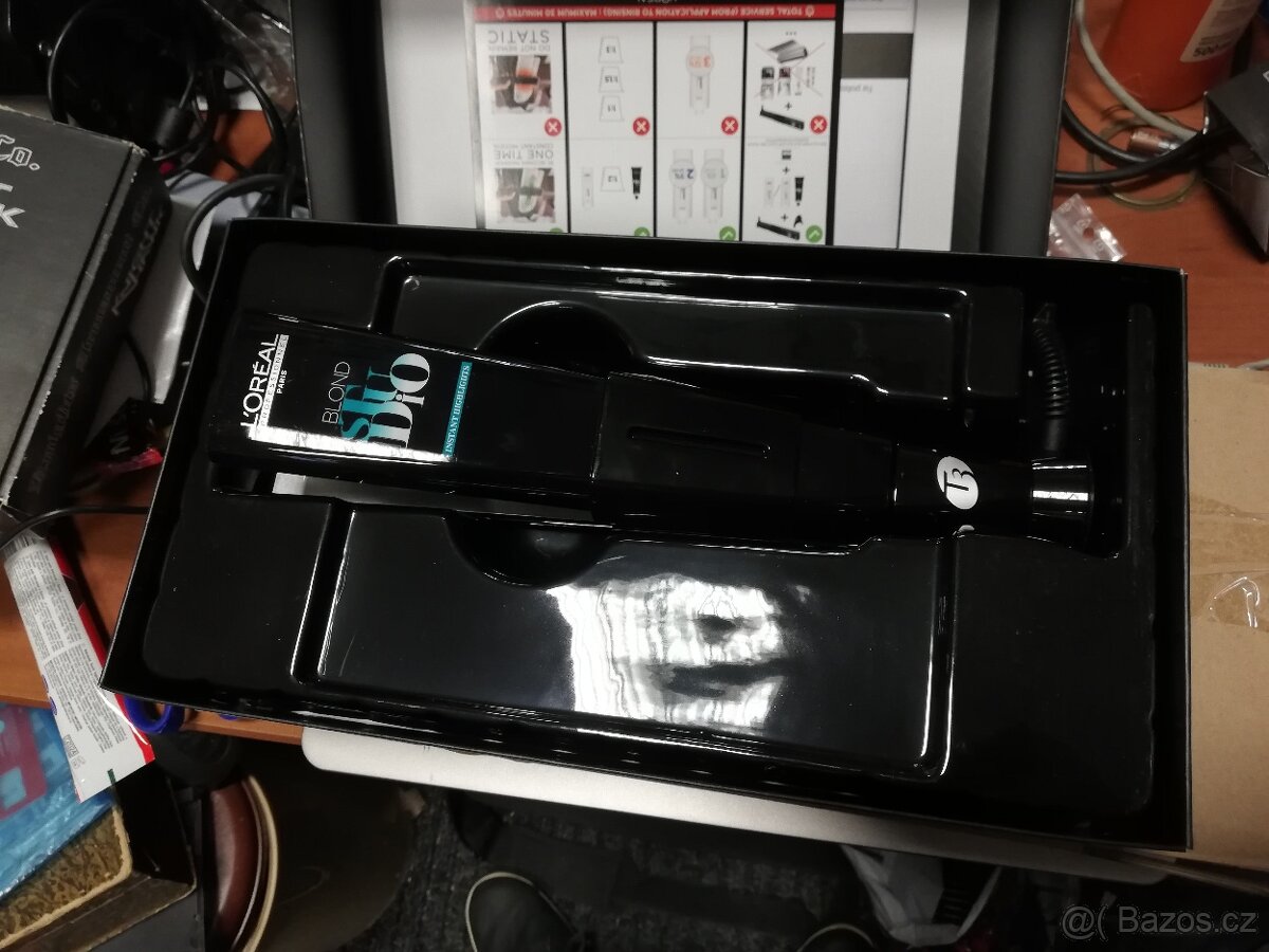 Nová profesionální žehlička Loréal Instant Highlights Blond - 5