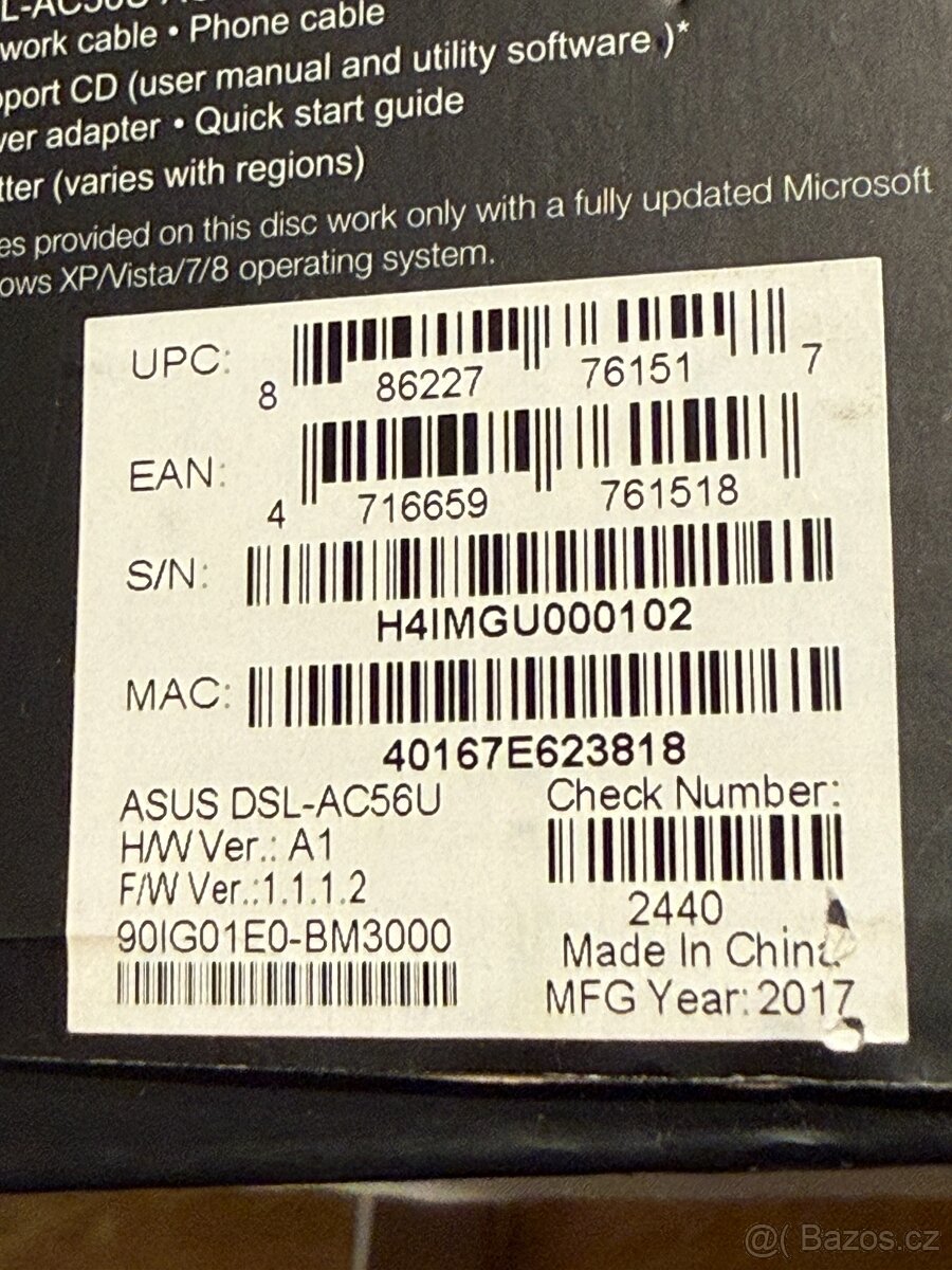 Asus ADSL/VDSL modem a router DSL-AC56U - 5