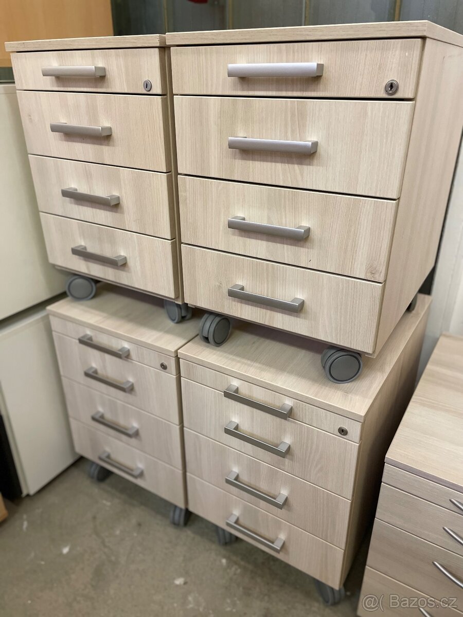 Kancelářský set ( stůl, úložný box, židle) - 5