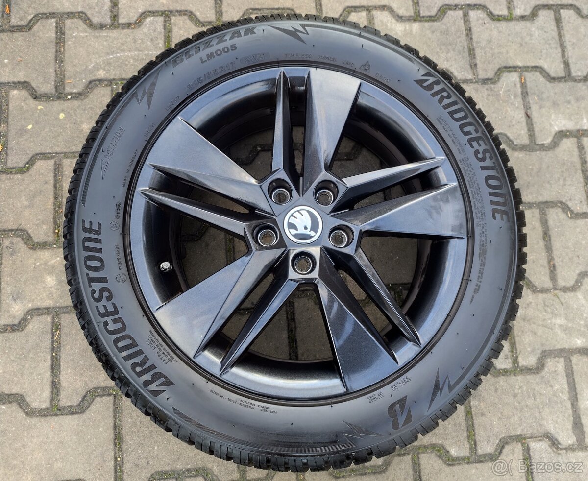 Alu kola originál Škoda Superb III 5x112 R17 Markab - 5