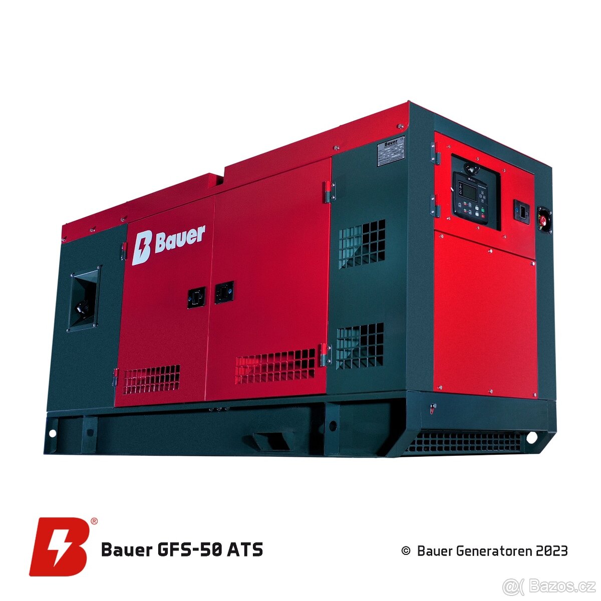 Naftová elektrocentrála Bauer GFS-50 ATS 50 kW/62,5 kVA - 5