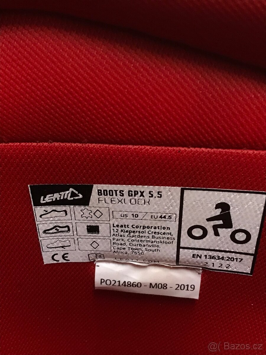 Boty Leatt GPX 5.5 FlexLock - 5