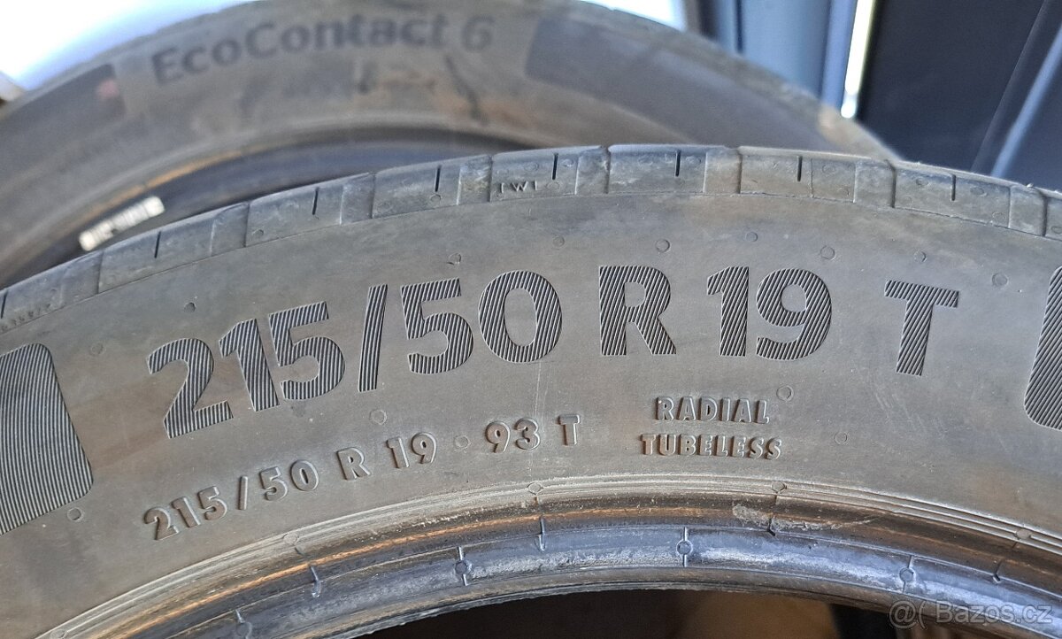 4x letní pneu Continental 215/50 r19 i na elektroauta - 5