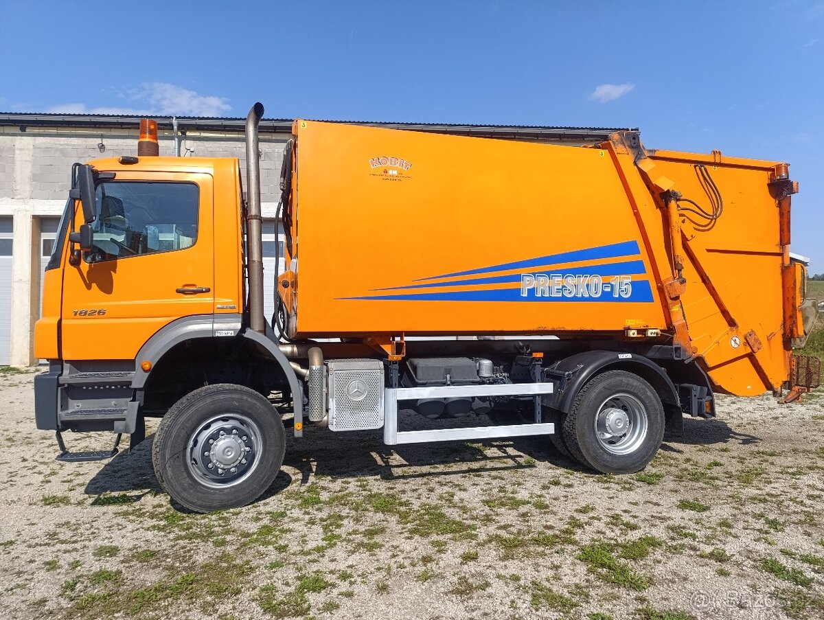 MERCEDES AXOR 1836AK 4x4 ,,nosič výmenných nástaveb" - 5