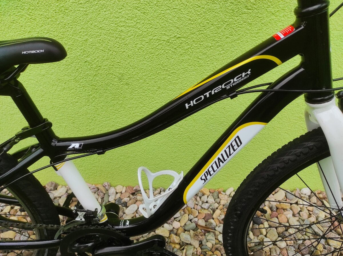 Značkové dětské kolo SPECIALIZED 24" (černá/bílá) - 5