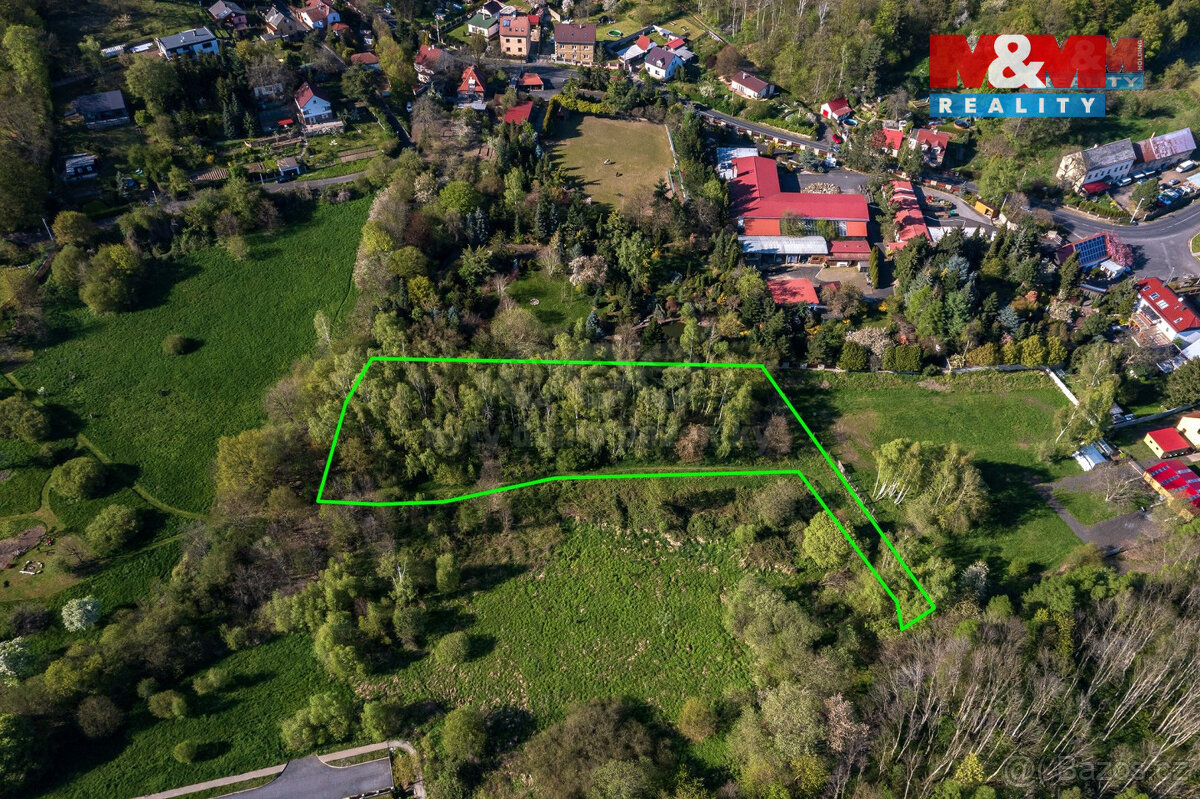 Prodej pozemku k bydlení, 6184 m², Dubí - 5