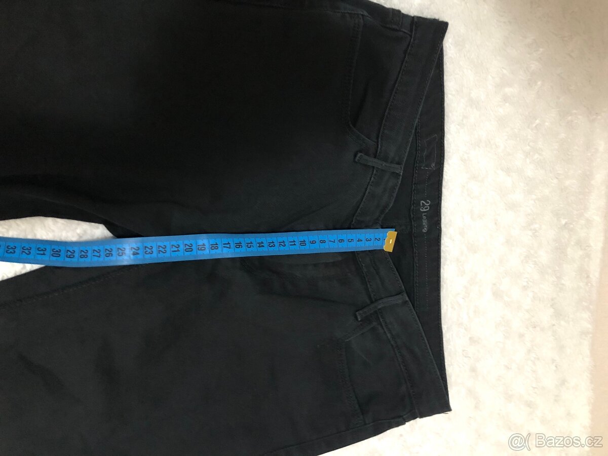 Černé džíny Levis Skiny - 5