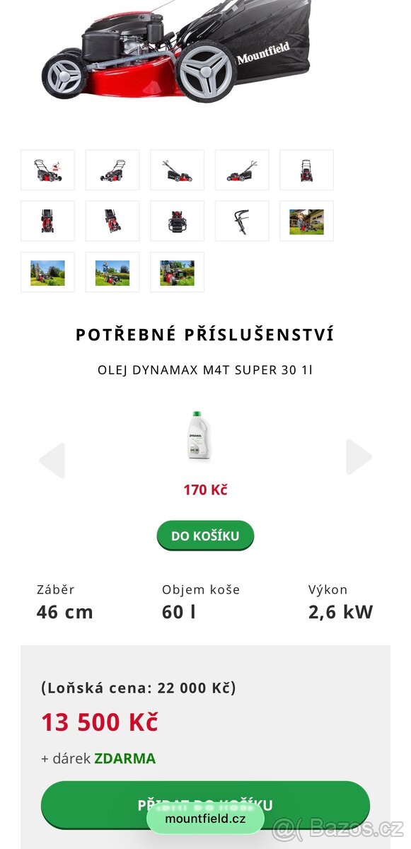 Mountfield sekačka - 5