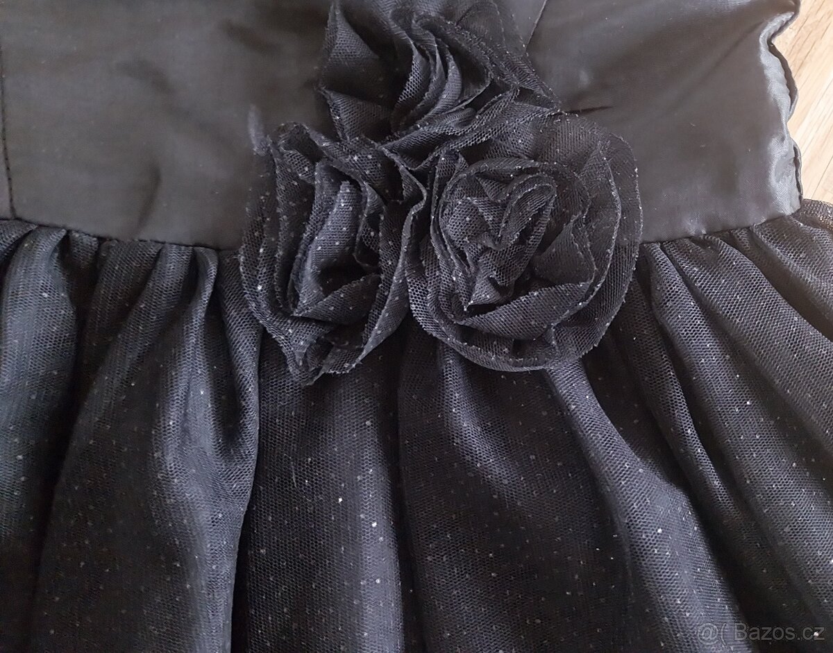 Černé šaty zn. H&M v. 128 - 5