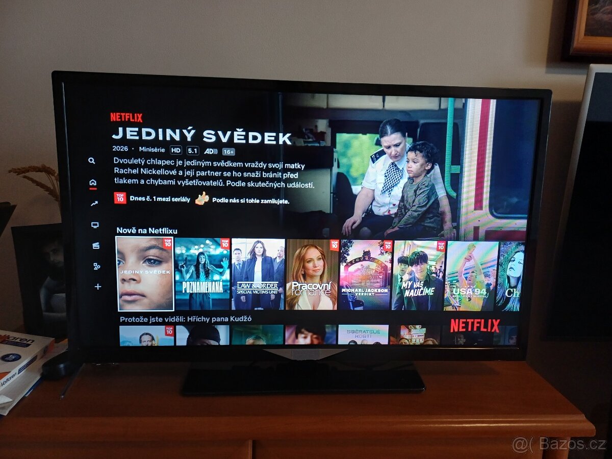 Smart TV, 80cm, dvbt2, Wi-Fi - 5