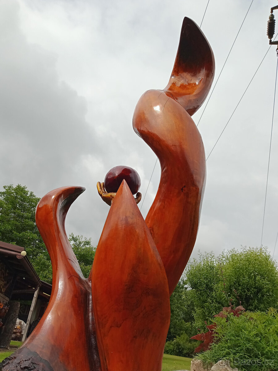 Dřevěné sochy - Abstrakt - 5