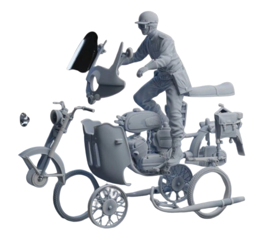 Jawa 350 typ 634 VB 1:18 - 5