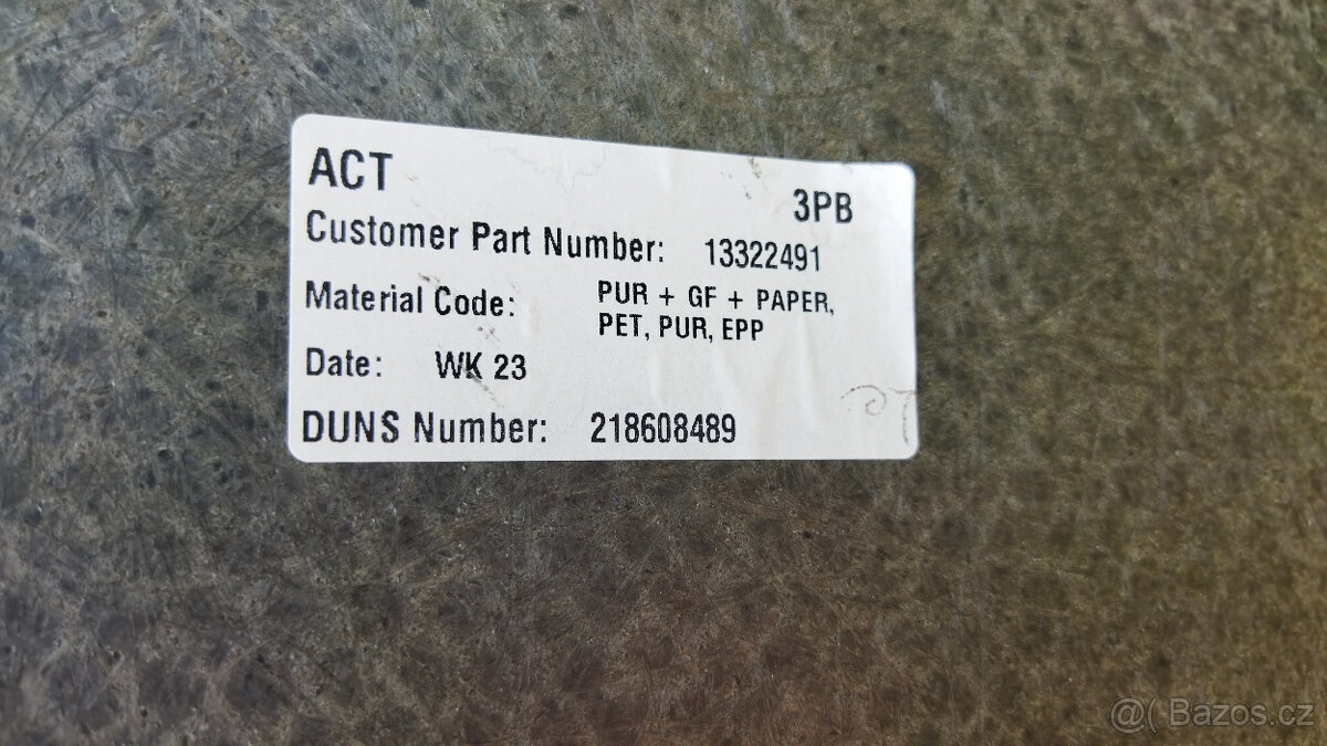 Víko kufru, OPEL ASTRA J: Sports Tourer. - 5