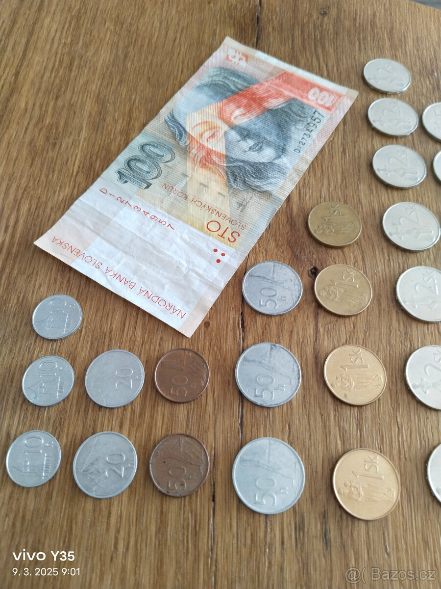 Slovenská republika mince a bankovka 33ks - 5