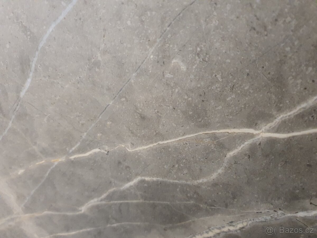 luxus mramorová deska pěkná kvalitní silná 8hran - 5