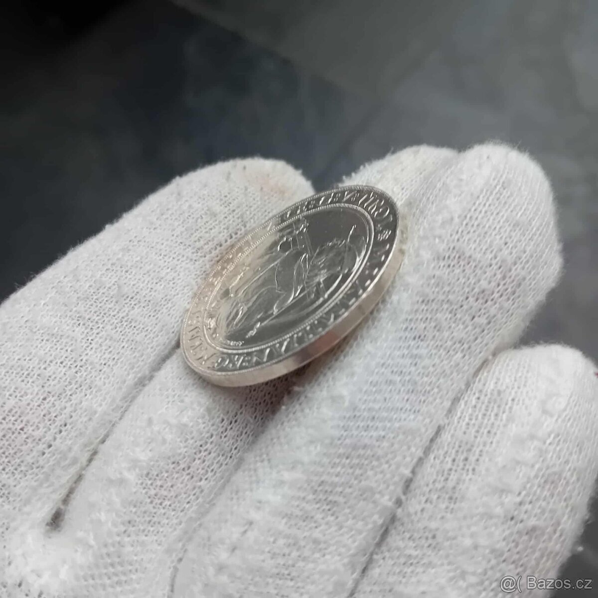 Vzácný stříbrný 2 zlatník 1885 Střelby Innsbruck - 5